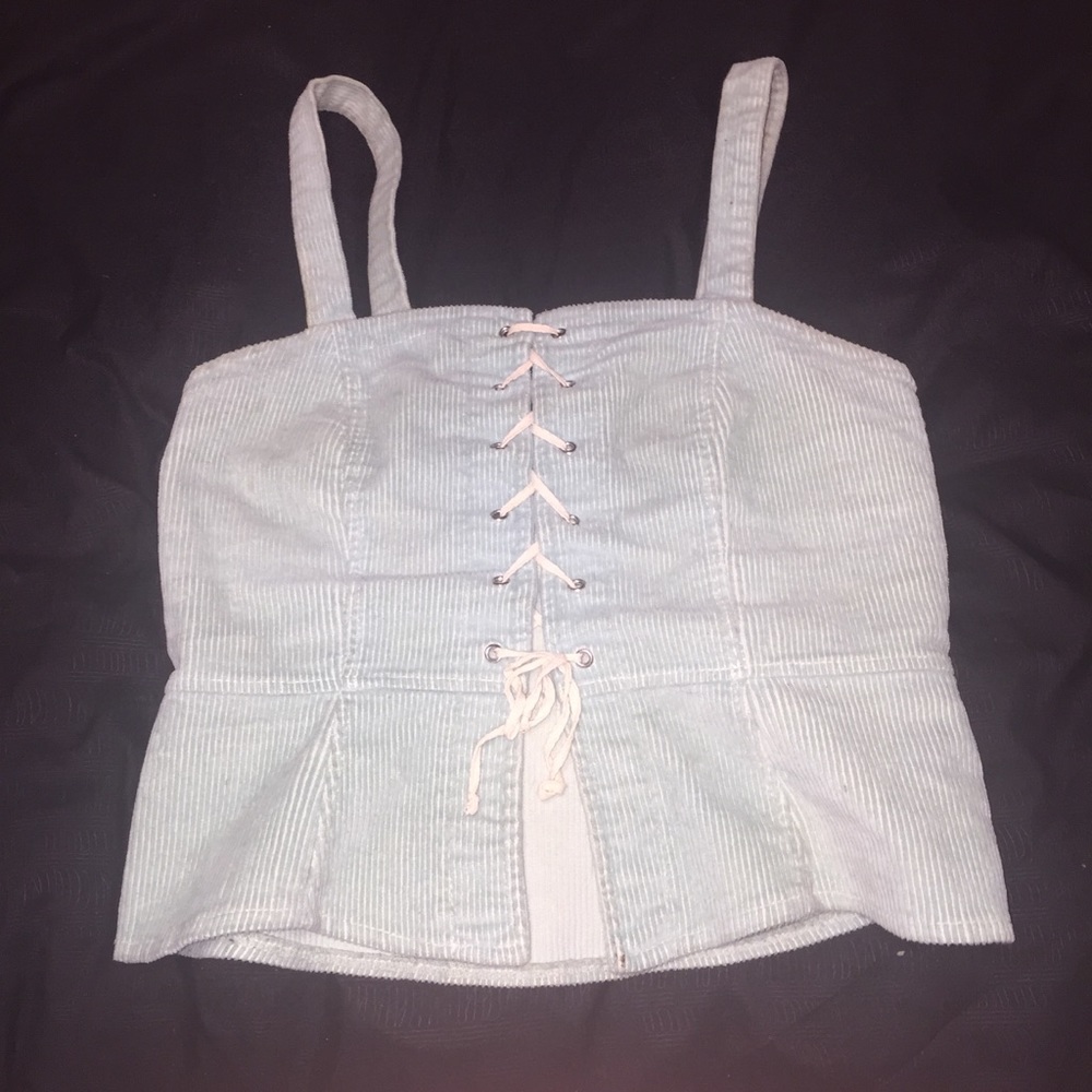 Corduroy Renaissance style Peasant Top